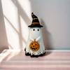 1pc Halloween Pumpkin Statue, Resin Art Decor, Perfect For Home Decor, Bedroom, Living Room, Kitchen For Halloween Party