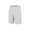 Li Ning Big Logo Спортивные повседневные шорты Мужские шорты Серые AKSS467-1