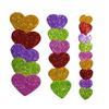 50pcs Wall Sticker Glittering Effect Heart Foam DIY Decal Home Kindergarten Decoration