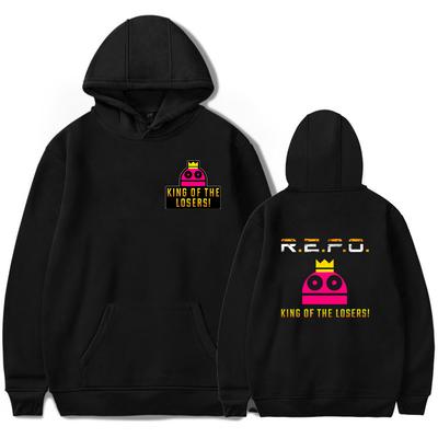 Новое поступление мужская женская толстовка с капюшоном REPO. Толстовки с капюшоном в стиле Харадзюку, повседневные толстовки с капюшоном и мультяшным принтом