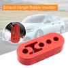 Вешалка для выхлопных газов, резиновый изолятор, регулируемая, простая установка, 4 отверстия, универсальная автомобильная резиновая вешалка для выхлопных газов, резиновый изоляционный изолятор высокой плотности
