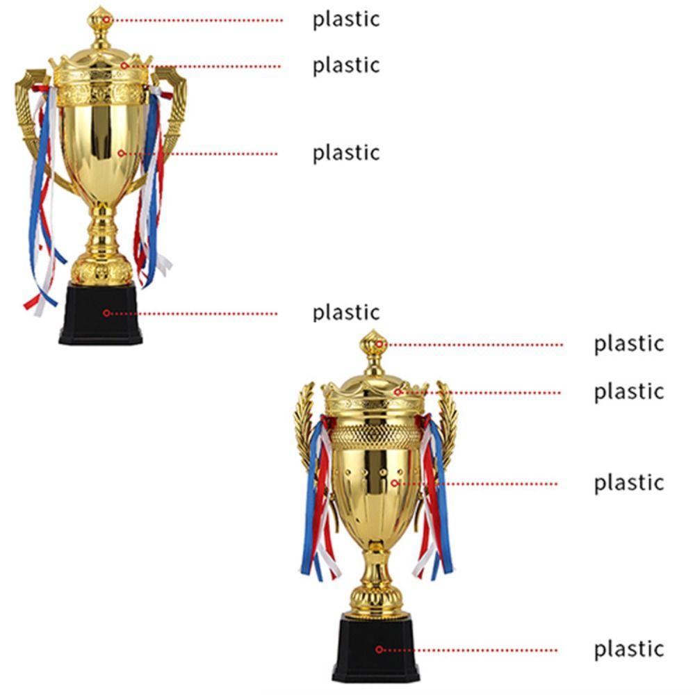 Plastic Model Small Prize Cup Crown Winner Award Trophy Toy  Children Award Prize
