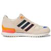 Adidas Originals ZX 750 Удобная ткань Нескользящие Износостойкие Кроссовки Унисекс с низким верхом для повседневной носки и бега Темно-бежевый GW4211