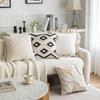 Nordic Ins Style Pillowcase Living Room Sofa Pillowcase Square Braided Backrest Cushion Pillowcase Plush Decorative Pillow