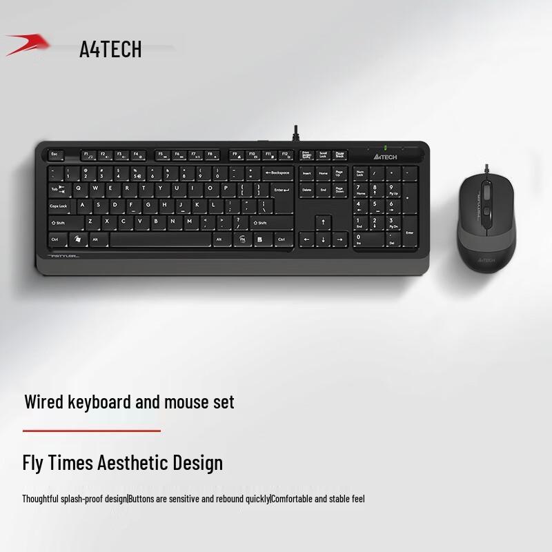 A4TECH F1010 Wired Keyboard Mouse Combo