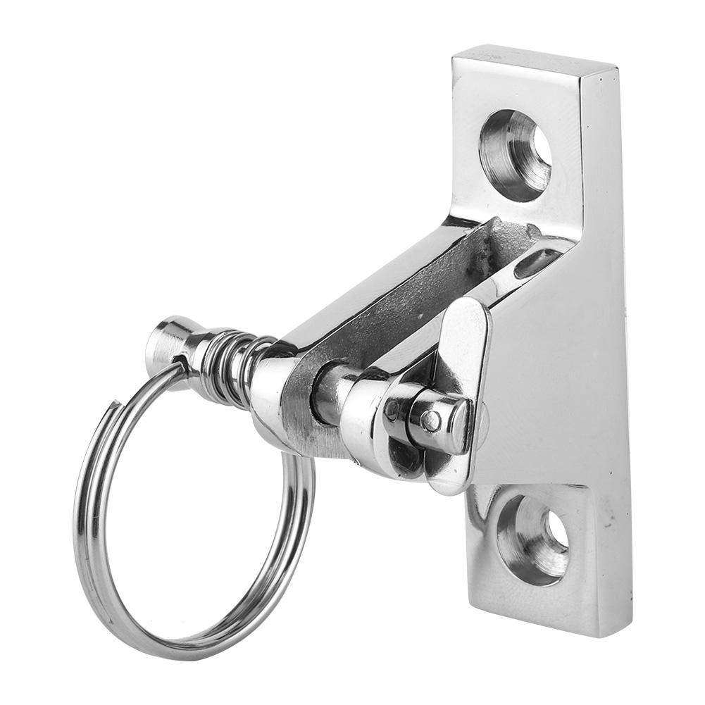 Палубный шарнир для лодочного бимини-тента, фитинг 90 градусов с быстросъемным штифтом, нержавеющая сталь, морские детали для тента