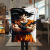 Фланелевое одеяло с принтом персонажей Dragon Ball, Высококачественное, Удобное для всех сезонов, Декор для дома, Тепло и уют, Идеально для рождественских подарков