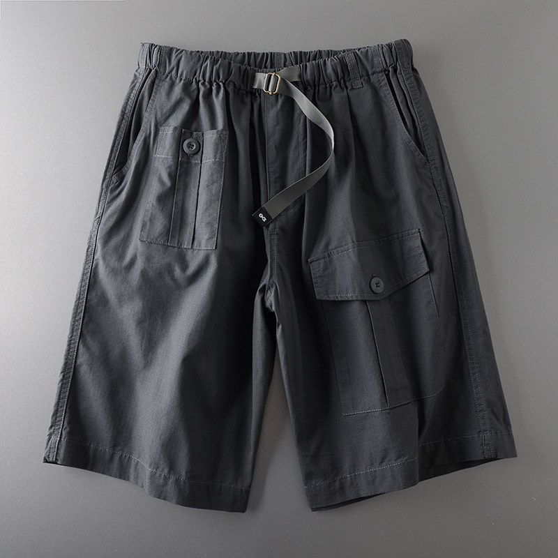 Export Tail Single Cut Label Outdoor Functional Mountain Parka Shorts Men's American High Street Hip Hop Fifth Pants Men's Trousers
