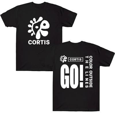 Cortis Новый бойз-бэнд _GO_ Футболка с принтом персонажа Мерч Футболки Мода Женщины Мужчины Круглый вырез Короткий рукав Хлопок Повседневная футболка