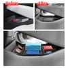 for Xpeng P7+ 2025-2026 Center Control Lower Storage Box TPE Tray Organizer Tidying Car Interior Accessories Black