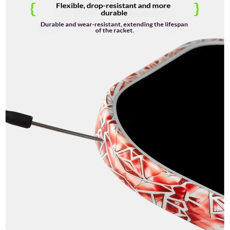 16mm Scratch Proof Edge Sticker for Pickleball Paddle Racket Shock Absorption Protection for Training Sport