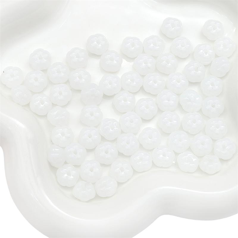 10 шт. хрустальные бусины в виде тыквы и сливы, свободные бусины-разделители для DIY браслета, ожерелья, изготовления ювелирных изделий