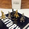 Zinc Zinc Alloy Eiffel Tower Bag Pendant Fashion Paris Keyring Creative France Tower Keychain  Backpack Decor