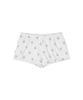 CRANK Dot Balloon Button Sweat Shorts_White