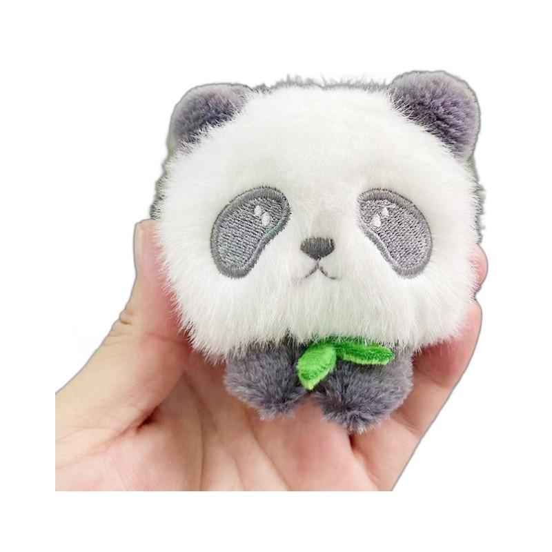 Cartoon Plush Cute Panda Doll Keychain Soft Stuffed Toy Perfect For Gift Kids