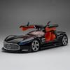 Mercedes-Benz AMG Vision Gran Turismo 1:24 Литая модель гоночного автомобиля из сплава с механизмом обратного хода, глянцевый черный
