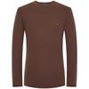 Baoxiniao Men's Round Neck Business Casual Wool Blend Sweater