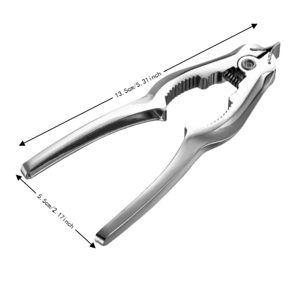 Multi Functional Clam Opener Silver Blood Clam Opener Seafood Cracker Tool Lobster Cracking