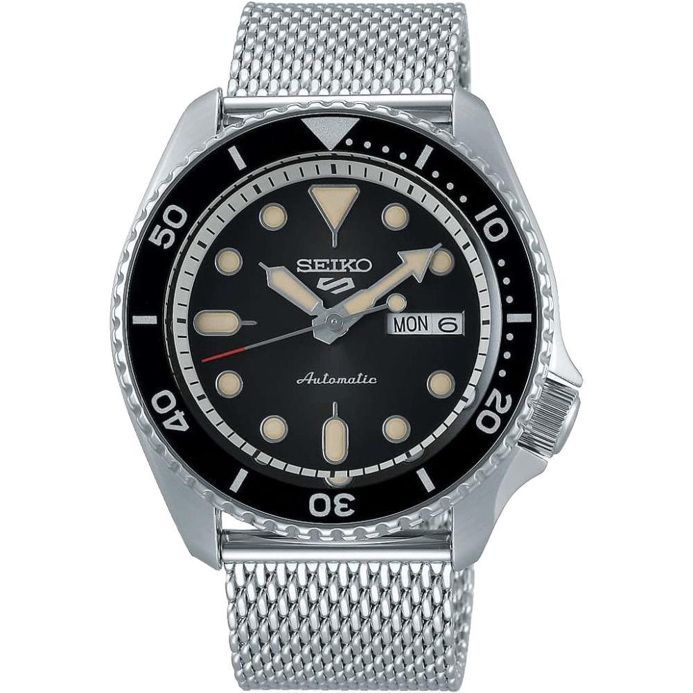 Seiko 5 Sports SRPD73K1 Черный циферблат Автоматические мужские часы