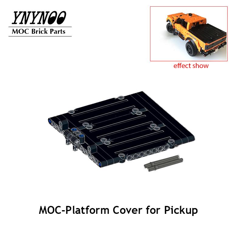 Подходит для пикапов F-150 Raptor 42126 Набор кирпичиков Автомобиль MOC Фаркоп Кран Платформа Крышка Модифицированные строительные блоки Сделай сам Игрушки Подарки