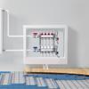 4-Branch Radiant Heat Manifold 1/2" PEX Tubing Floor Heating Manifold Set