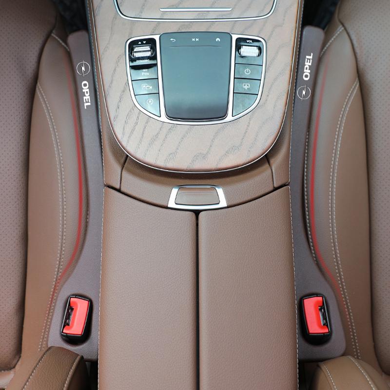 2 шт. Заполнитель щели между сиденьем автомобиля и консолью Защита от проливания на сиденье Герметизация сиденья для Opel Astra H G J Insignia Mokka Zafira Corsa Vectra C D Antara