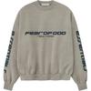 Fear of God Essentials Тяжелый Флис Укороченный Свободный Свитшот Дымчато-Серый Мужской Верх 192HO256891F
