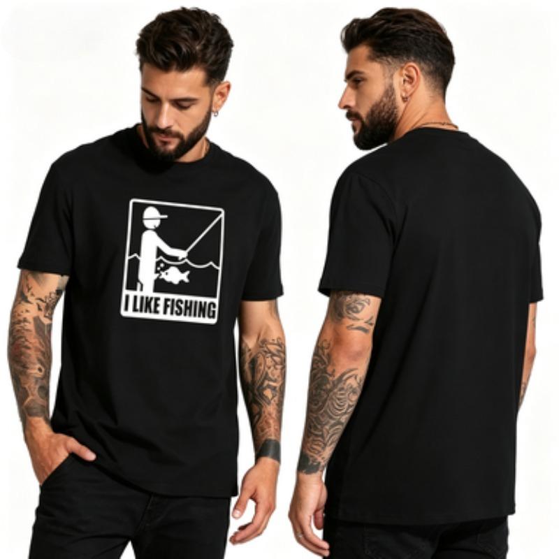 I Like Fishing Funny Tshirt Unisex Unisex Modal Soft Casual Humor Fisherunisex Short Sleeve Crewneck Tops