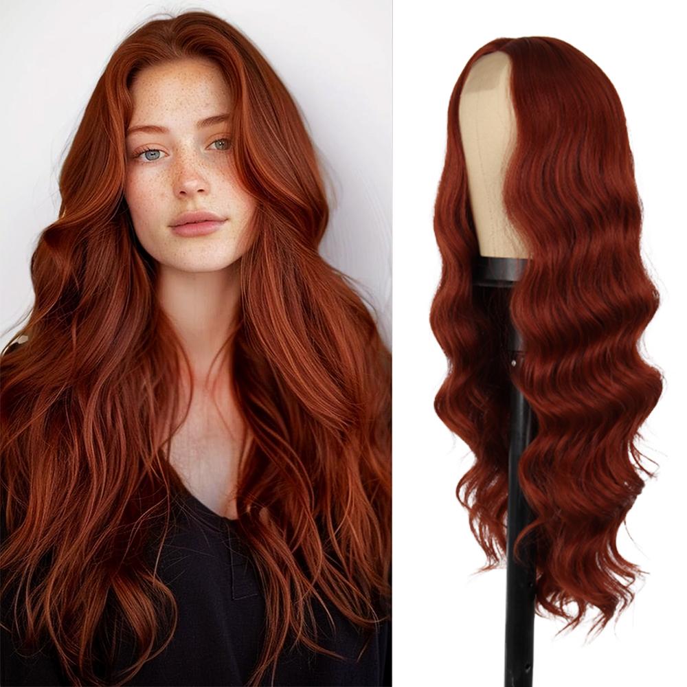 Синтетический длинный волнистый парик Длинные светлые парики для женщин Натуральные парики из волос Парики для косплея на Хэллоуин