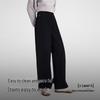 Navigare Women's Cotton Brushed Wide-Leg Banana Pants