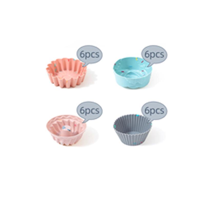 High-Temperature Silicone Baking Set: Square Cake Mold, Toast Tray, Muffin Cup