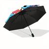 1pc Stitch Durable Cartoon Folding Umbrella, Portable 3-Fold Compact Umbrella for Men and Women, Suitable for Travel or Daily Use.D092