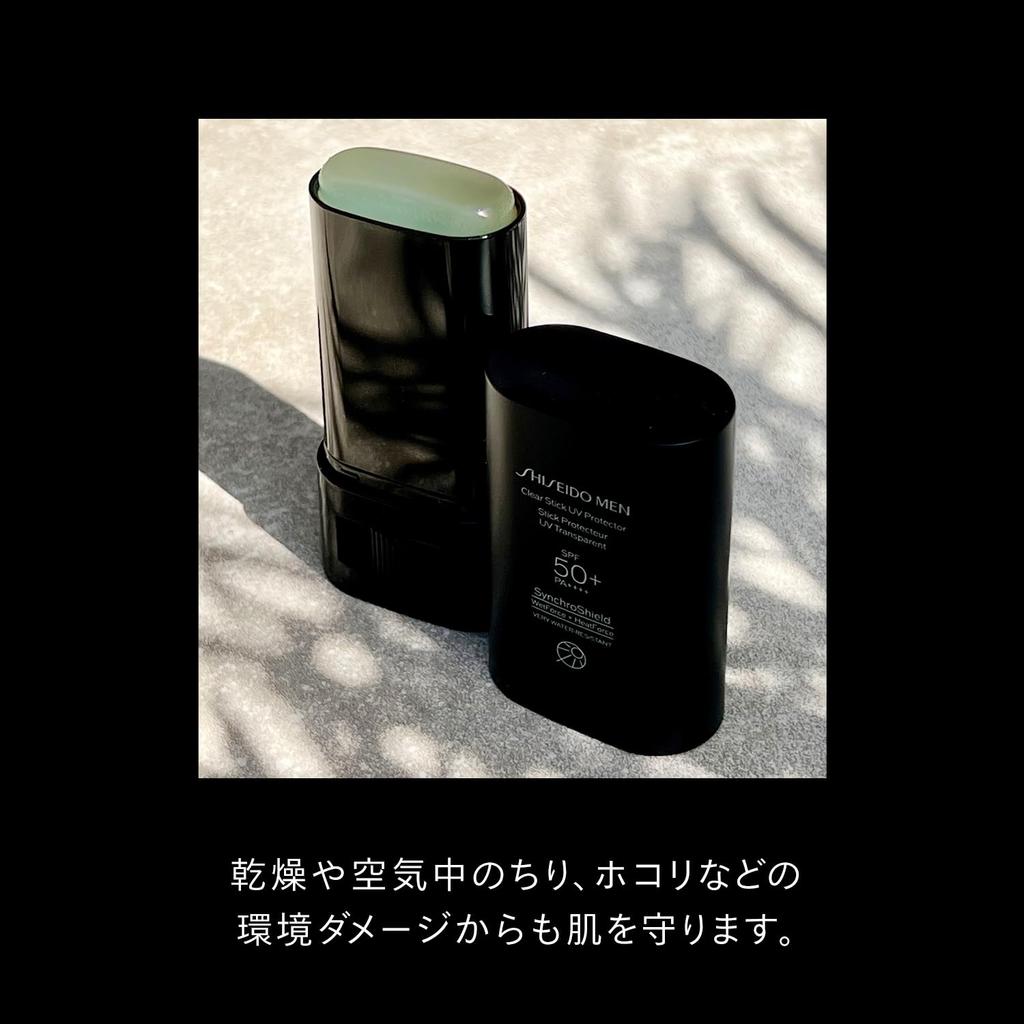 SHISEIDO MEN Clear Stick UV Protector Sunscreen Citrus Woody 20g Мужской SPF50+ PA++++