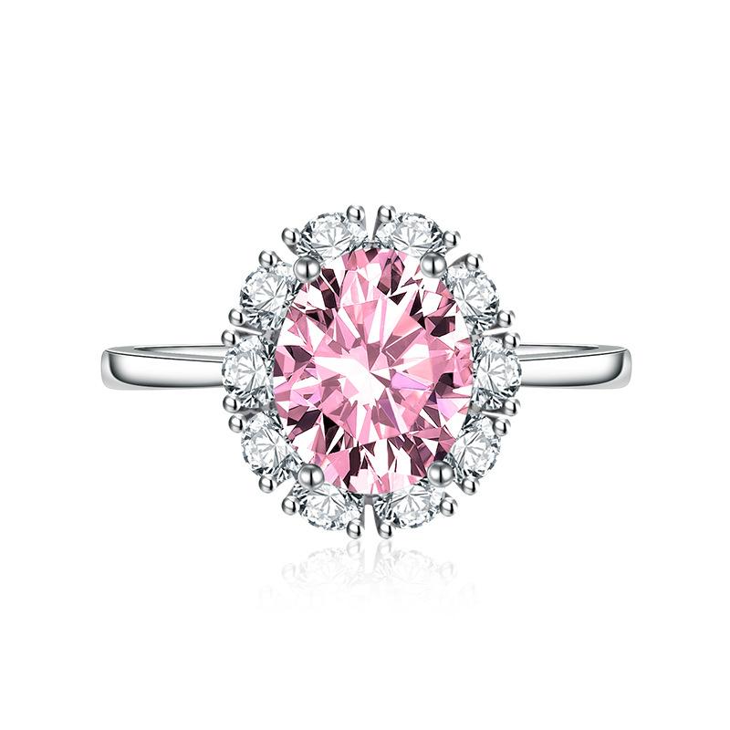 Sace Gems Классическое кольцо из медного сплава с цирконом, женские ювелирные изделия, свадебный подарок для вечеринки