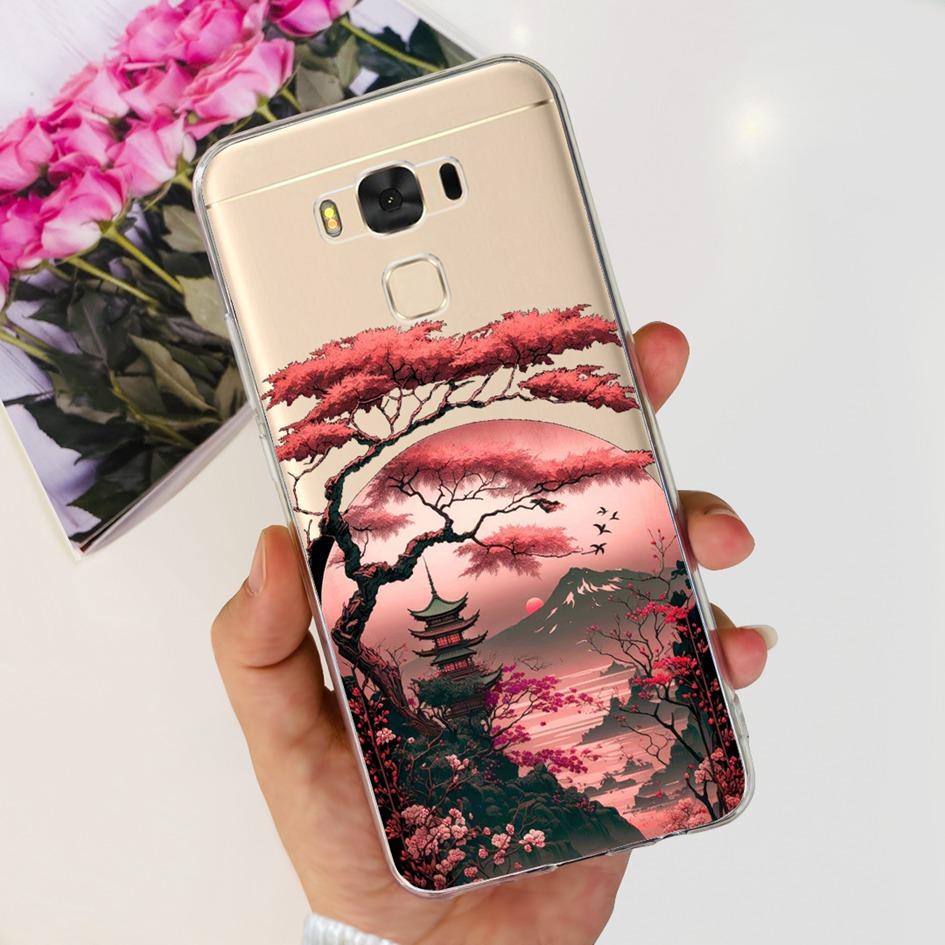 Чехол для Asus ZenFone 3 Max ZC553KL Популярный Цветок Бабочка Мягкий Силиконовый Чехол для Телефона Для ASUS X00DD X00DDA XOODD ZC553KL Funda