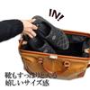 Made in Japan, Fully Opening, Large Capacity Boston Bag [Toyooka Bag], Functional Bag for Golf, Business Trips, and Travel (Black)
