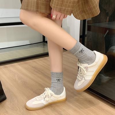 Ретро платформа немецкие тренировочные туфли женские 2025 новая мода универсальные удобные светлая цветовая гамма повседневная спортивная обувь Форрест Гамп