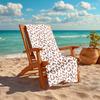 1Pc Leopard Print Fashion Beach Towel, Quick Dry, Multi-Use for Beach Pool Gym Yoga Home Travel, Christmas, Halloween, Xmas Gift M928805