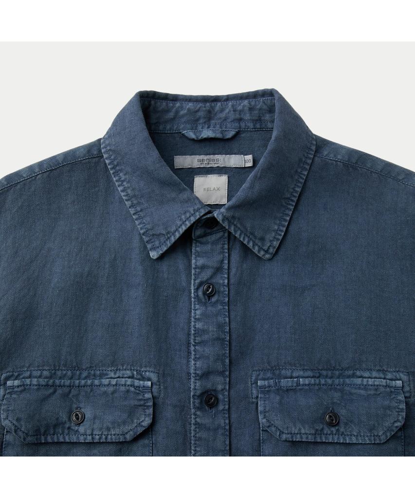 Silijeu Linen Dyed Shirt Sasfm26511Bux