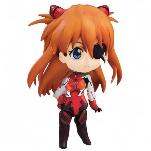 Nendoroid Evangelion Новая Театральная Версия Shikinami Asuka Langley Plug Suit Ver. Немасштабная окрашенная подвижная фигурка из АБС и ПВХ G12196