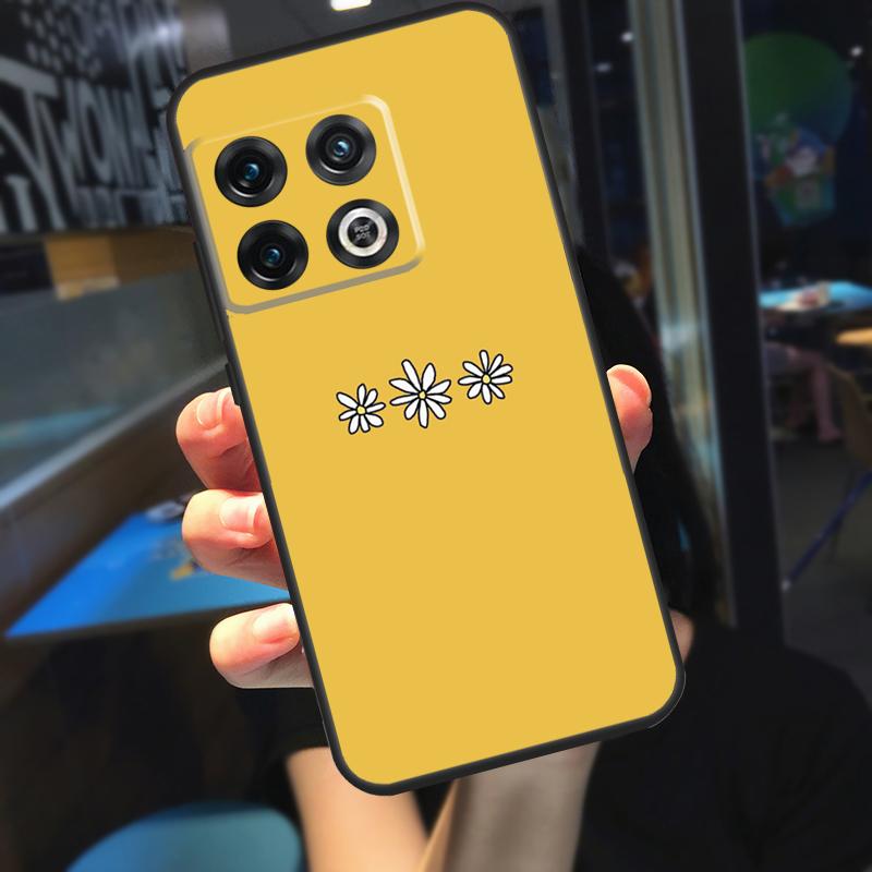 Цветочный чехол с ромашками и подсолнухами для OnePlus 10T 8T 9RT 12 13 13R 11 9 10 Pro OnePlus Nord 4 CE 2 3 Lite N20 N30