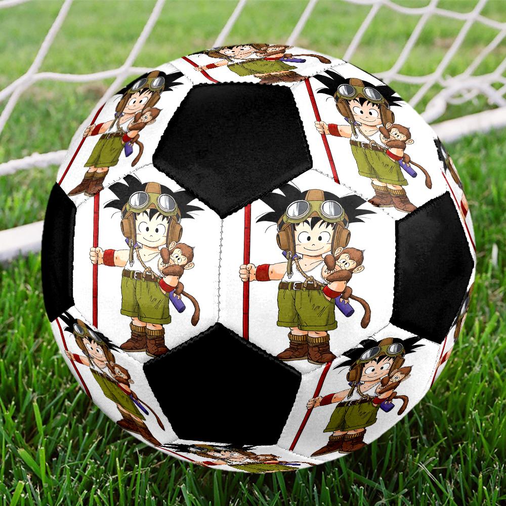 DRAGON BALL Indoor Soccer Ball Colorful Machine Stitched PVC Size 5 Team Training Competition Ready Durable High-Bounce Cool Sports Gift