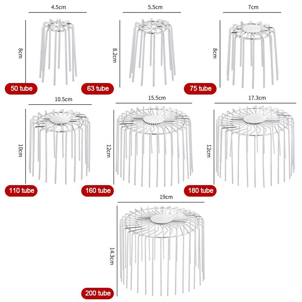 Stainless Steel Roof Floor Drain Downpipe Strainer Leaf Debris Trap Balcony Drainage Cover Anti-blocking Rain Pipe Cap