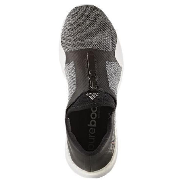 adidas Женские кроссовки PureBoost X Trainer Zip 'Черный Серебристый Металлик' Женские BY1671