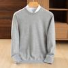 Men's Cashmere Sweater 30% Cashmere 70% Wool Men's Autumn and Winter Cashmere Soft and Warm