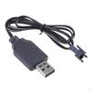 4.8V Ni/Cd Battery Charging Cable USB for SM Plug RC Car Robot Black
