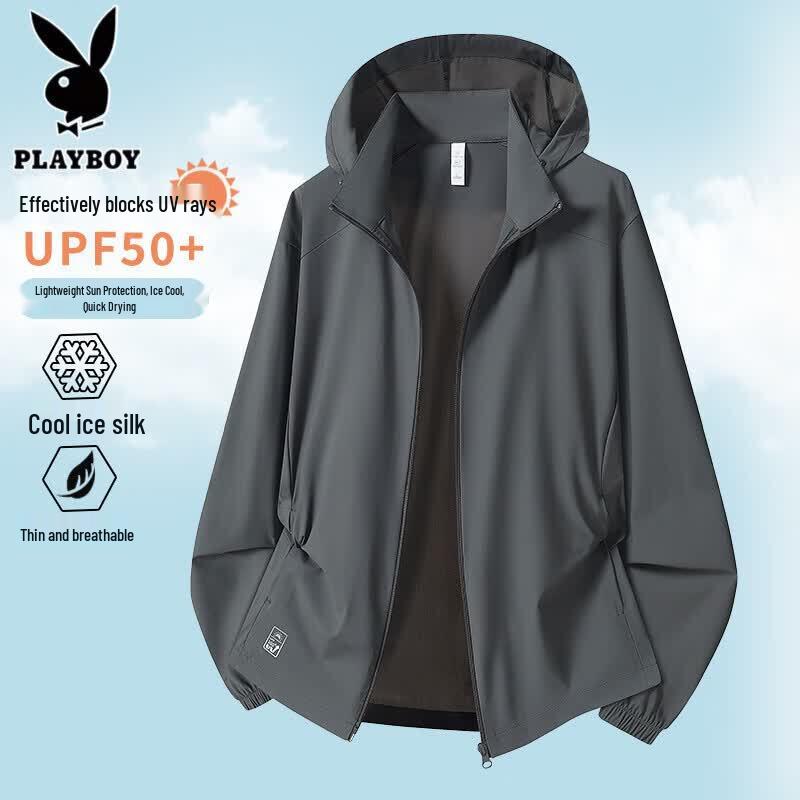 PLAYBOY Мужская куртка из ледяного шелка для защиты от солнца