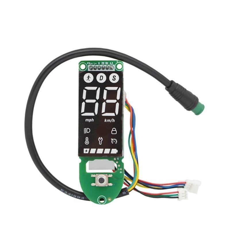 Dashboard Digital LCD Display Circuit Board with Controller for 3 lite Electric Scooter Replacement Motherboard