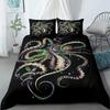 Retro Octopus Bedding Set King Queen Double Full Twin Single Size Duvet Cover Pillow Case Bed Linen Set