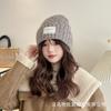 2024 осенние и зимние шапки женские плюшевые новые вязаные шапки универсальные теплые защитные наушники утолщенные модные шерстяные шапки